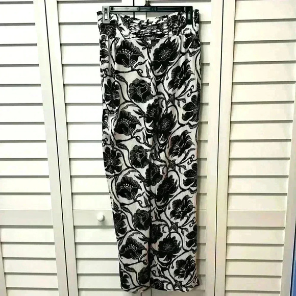 I.N.C. International Concepts Wide Leg Pull On Stretch Resort Pants Size Small - Picture 6 of 10